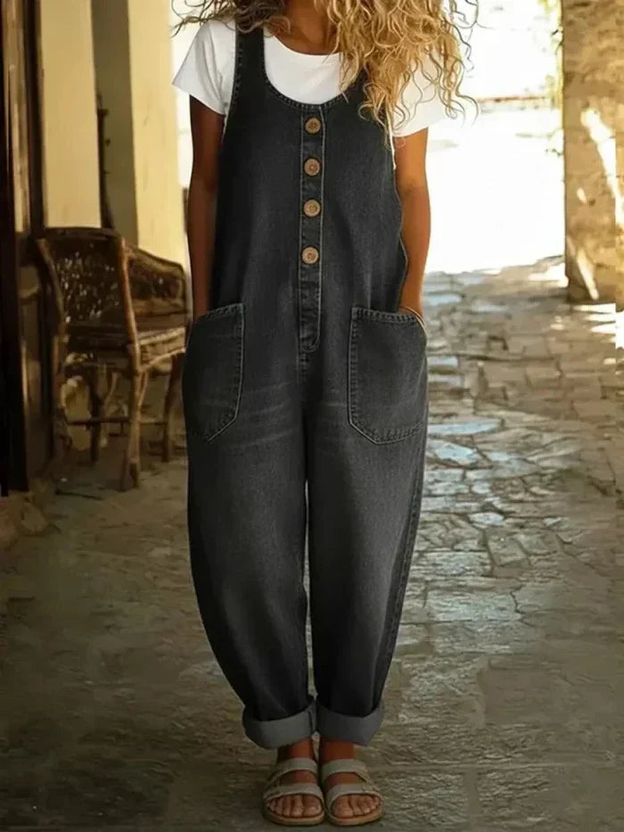 Lora™ -  Latzhose im Vintage-Stil