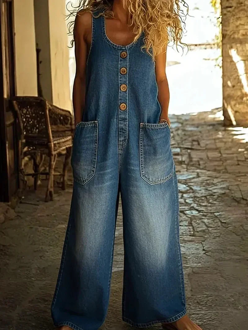 Lora™ -  Latzhose im Vintage-Stil